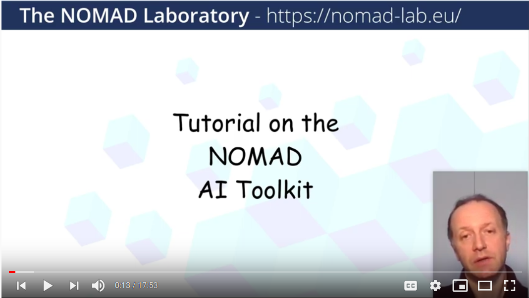 Tutorial on the NOMAD Artificial Intelligence Toolkit